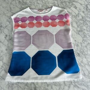 Ted Baker Colorful Hexagon Top